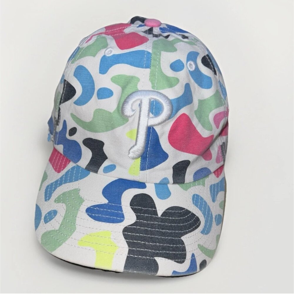 Philadelphia Phillies New Era 47 Cotton Candy Camo Strapback Baseball Cap Summer